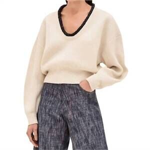 NEW ALEXIS cielo sweater in cream